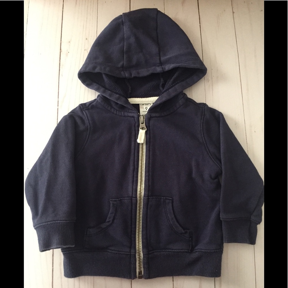 Carter’s Navy Blue Infant Boy Hoodie/Sweatshirt